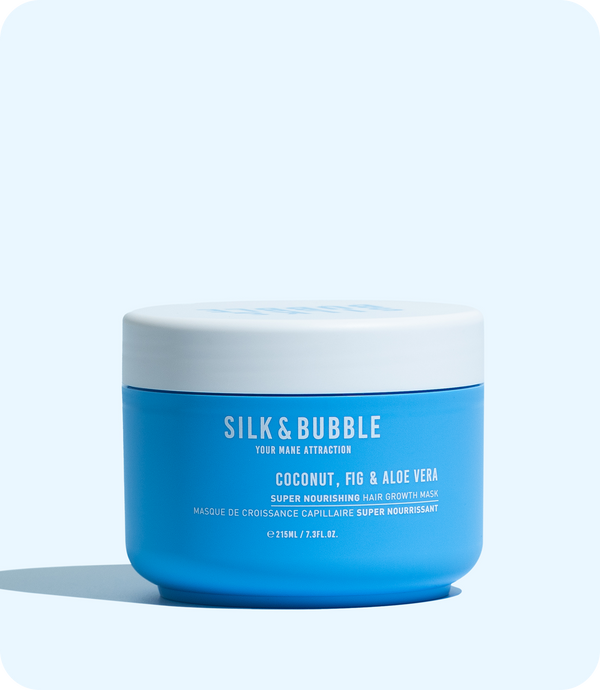 Silk and bubble Your Mane Attraction Super Nourishing Hair Growth Mask, specially formulated for promoting healthy hair growth
