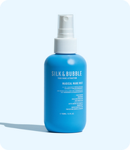 Load image into Gallery viewer, Silk and bubble Your Mane Attraction Magical Mane Mist bottle, containing a luxurious mist that revitalizes and nourishes hair